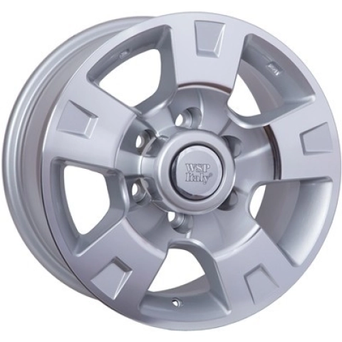 WSP Italy Nissan (W1808) Salina 4x4 W8 R16 PCD6x139.7 ET10 DIA110.1 silver polished